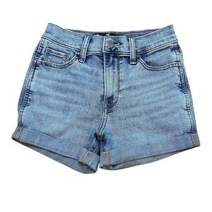 Hollister High Rise Denim Jean Shorts Size 0/00